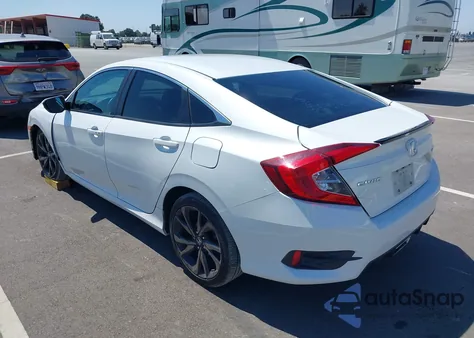 2019 Honda Civic Sport из США, поврежденный, VIN 19XFC2F85KE205642